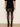 Broadway Suede Leather Skirt Black