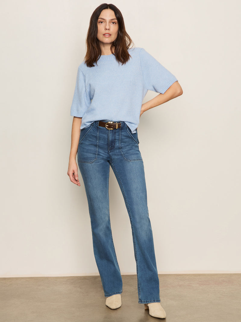 Perfect Sweater Tee Blue Powder alt 4