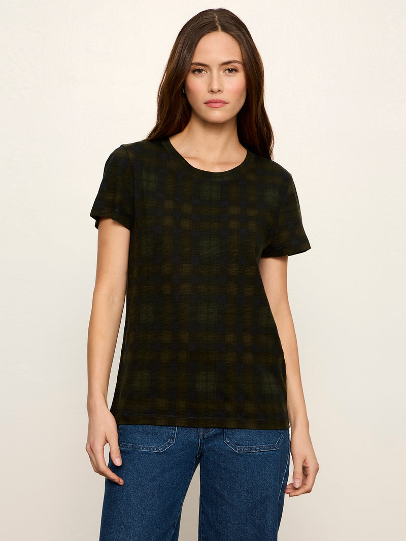 The Perfect Tee Forest Plaid alt 2