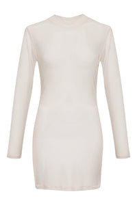 See It Through Cover-Up Dress White Sand