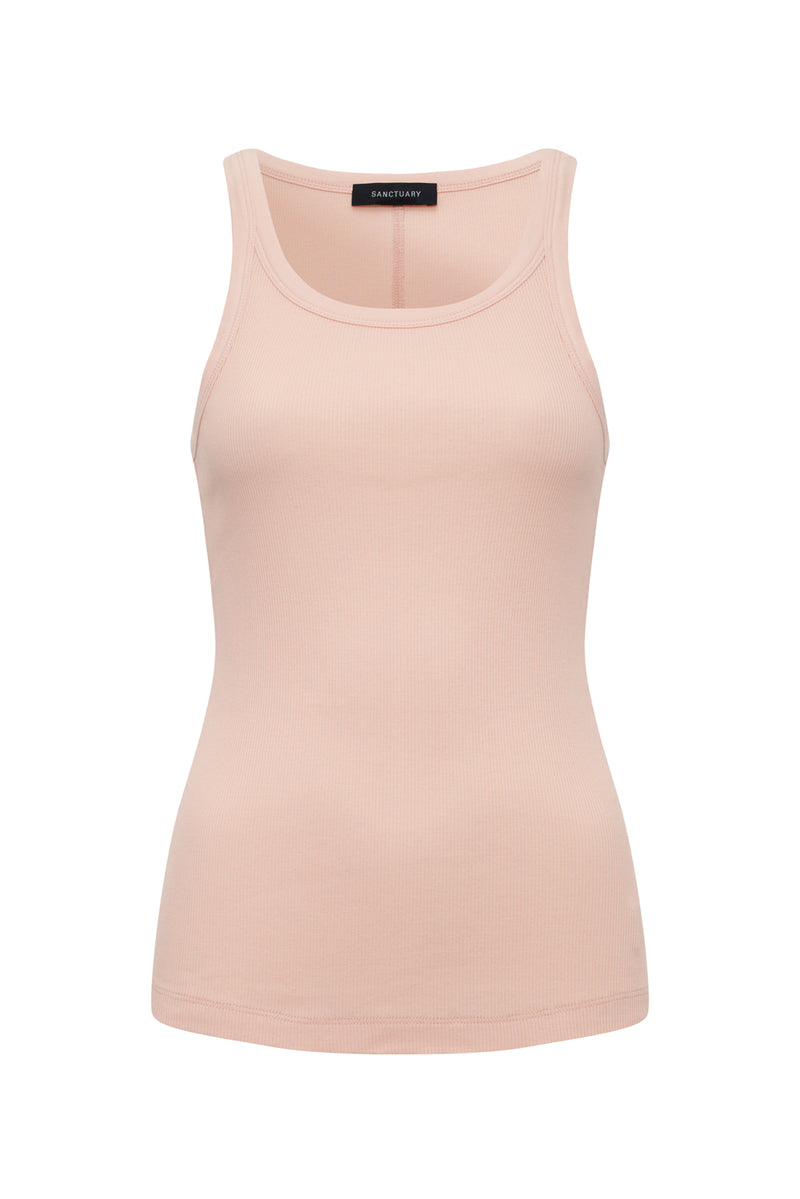 Sprinter Rib Tank Bleached Pink alt 5