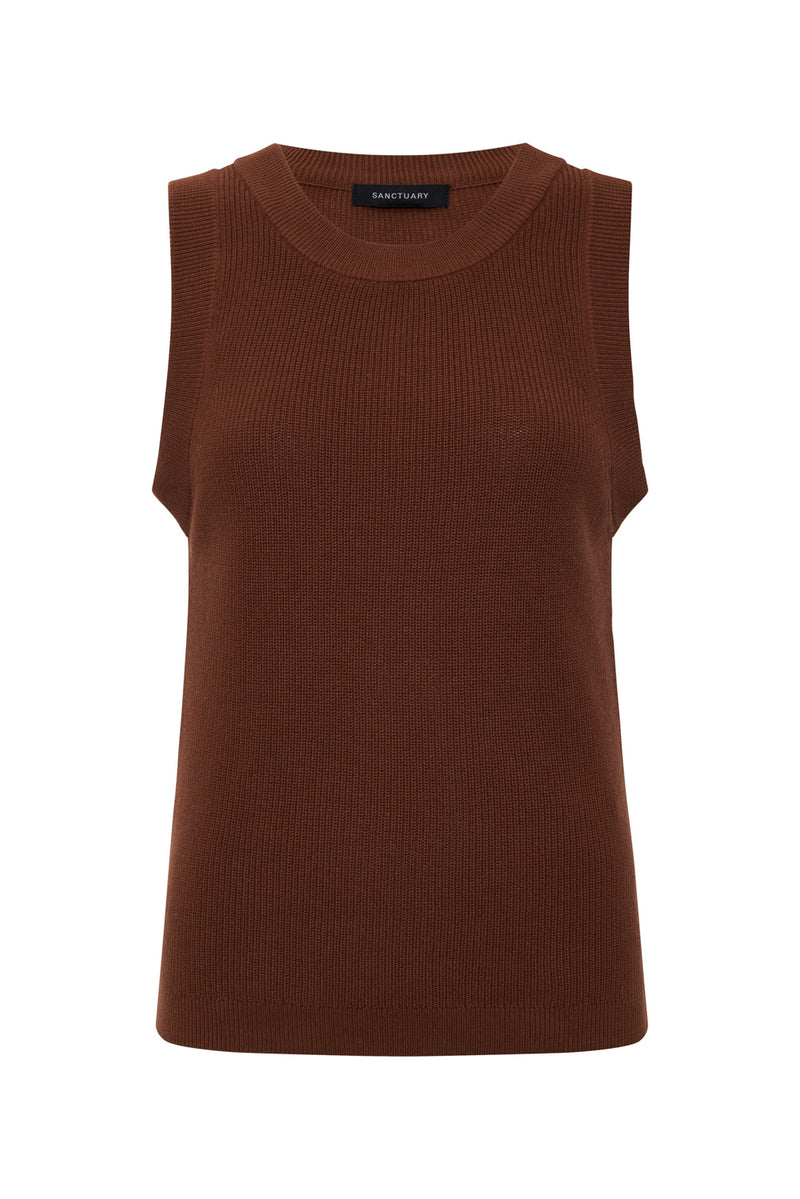 In The Mix Sweater Tank Ancient Clay alt 6