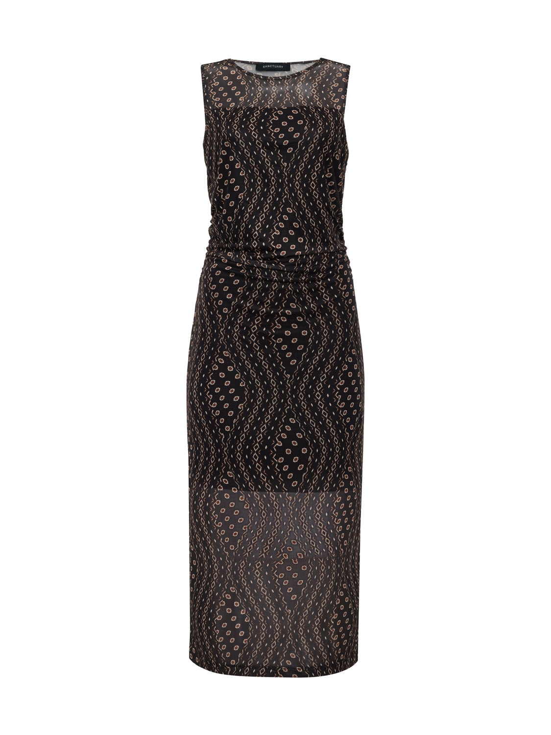 sanctuary halter midi mesh dress Halter Mesh Midi Dress