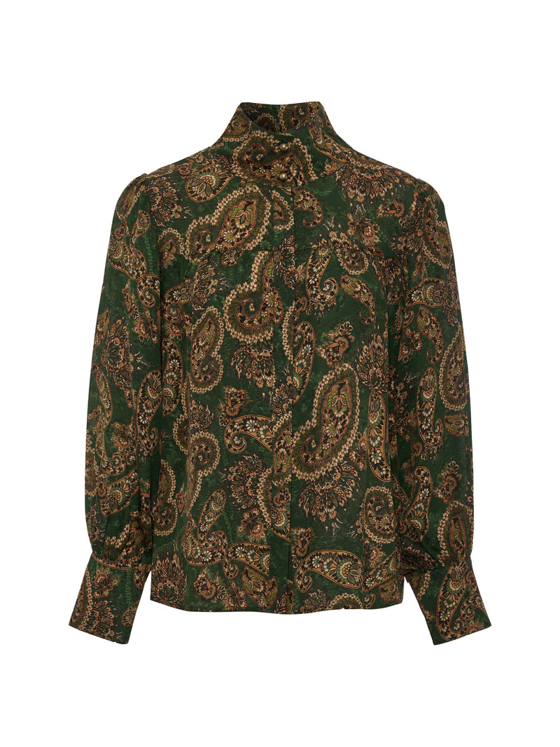 Uma High Neck Silk Shirt Decoratif alt 5