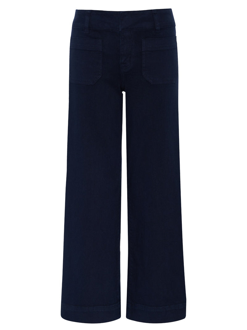 Chelsea Wide Leg Jean Navy Blazer alt 6