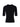 High Neck Ribbed Top Black
