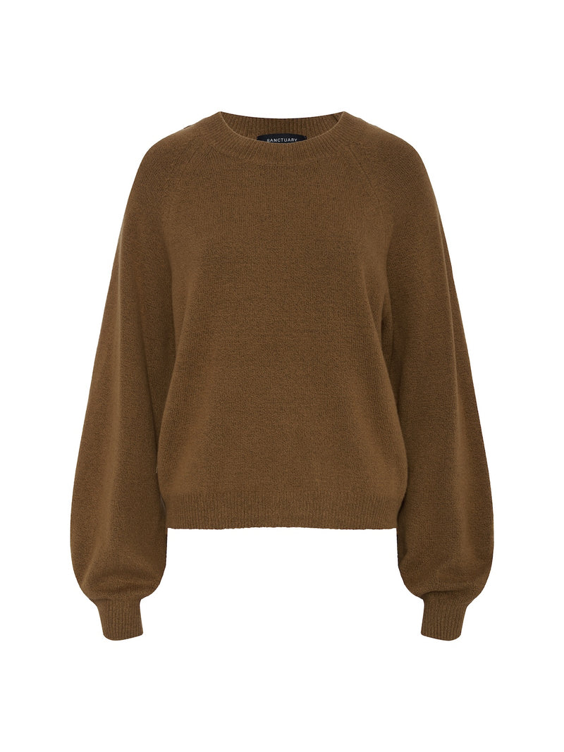 Soft Popover Sweater Cocoa Powder alt 5