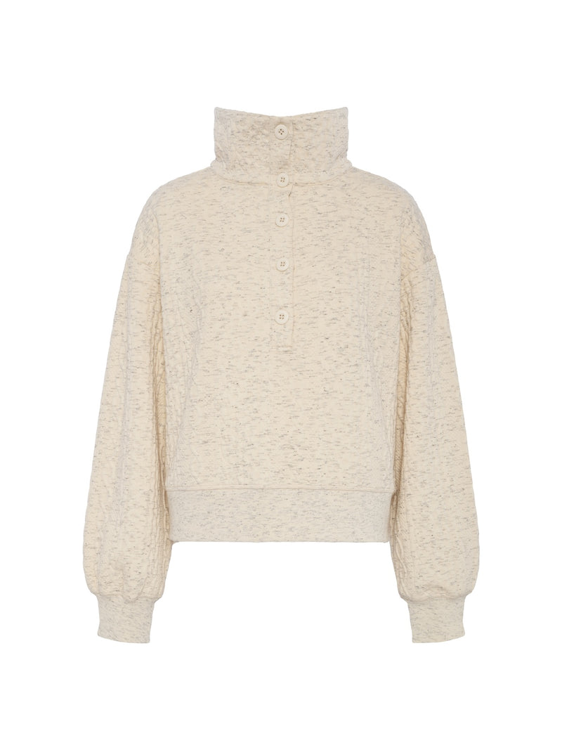 Halley Relaxed Popover Heather Bone alt 6
