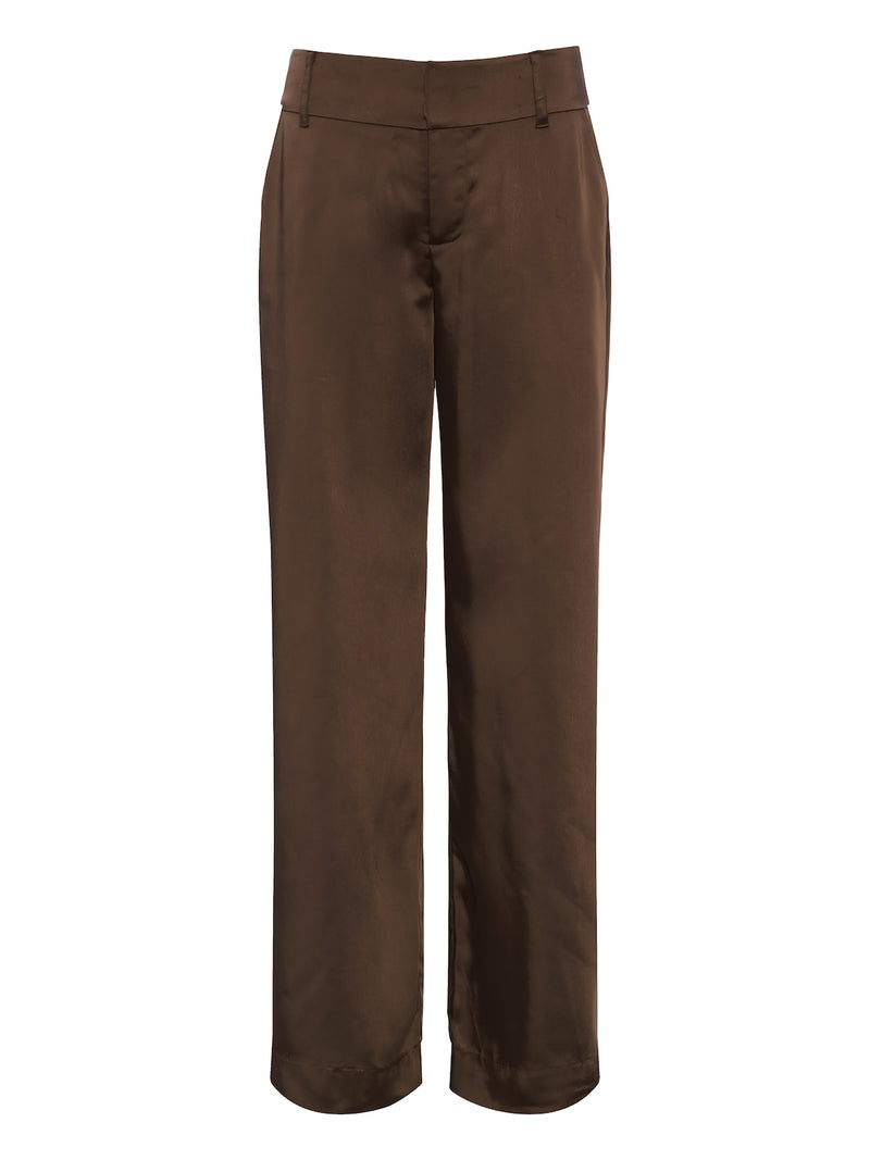 Spotlight Satin Trouser Espresso Martini alt 5