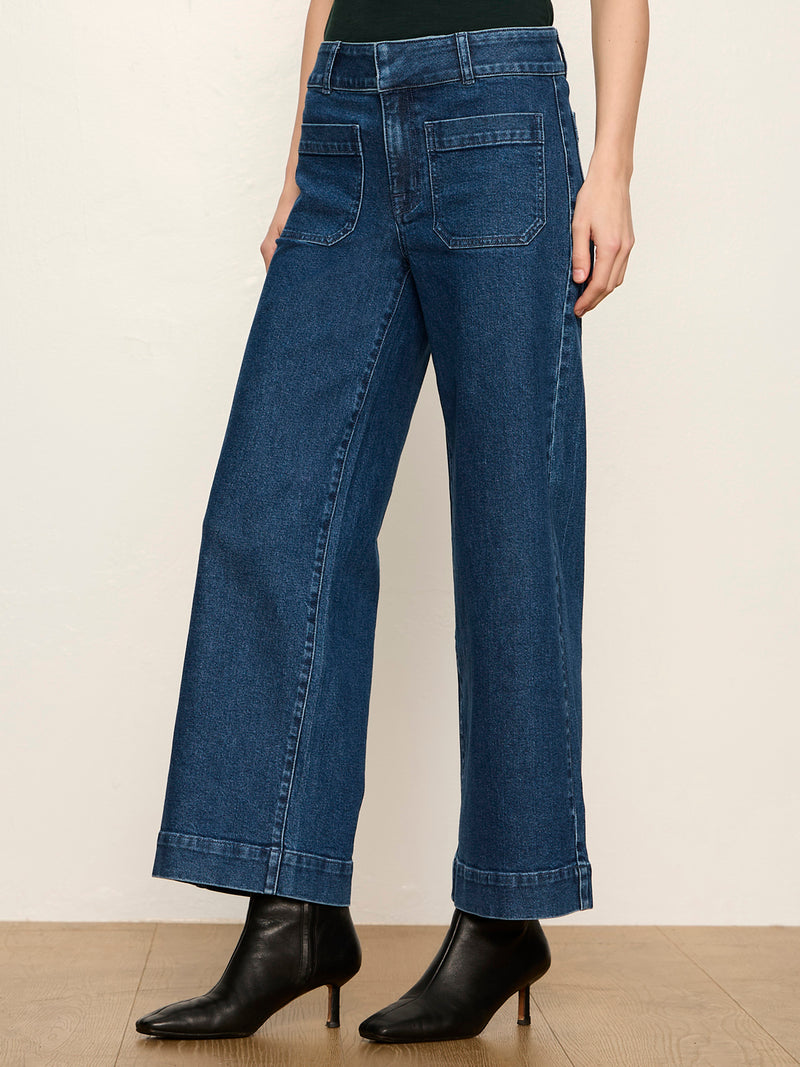 Chelsea Wide Leg Jean Last Chance Petite Sizing alt 1