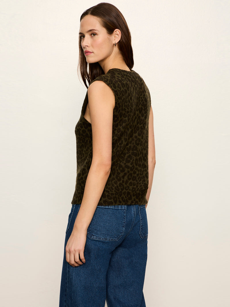 Soft Printed Shell Sweater Kalamata Leo alt 2