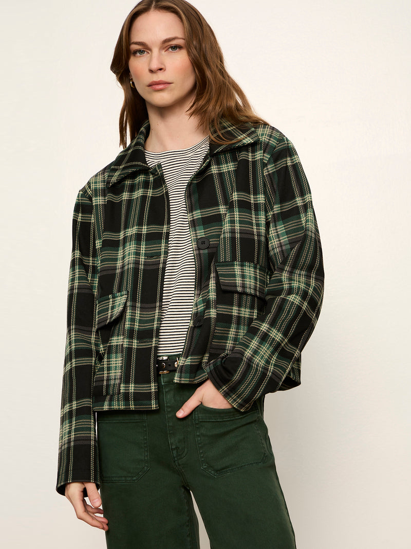 Avid Plaid Jacket Evergreen Plaid alt 1