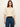 Diamond Stitch Sweater Tee Bone