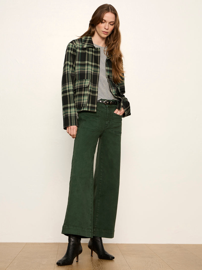 Chelsea Wide Leg Jean Washed Forest alt 4