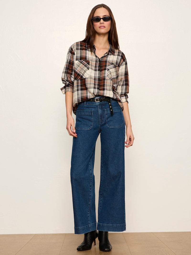 The City Plaid Shirt Haze Plaid alt 5