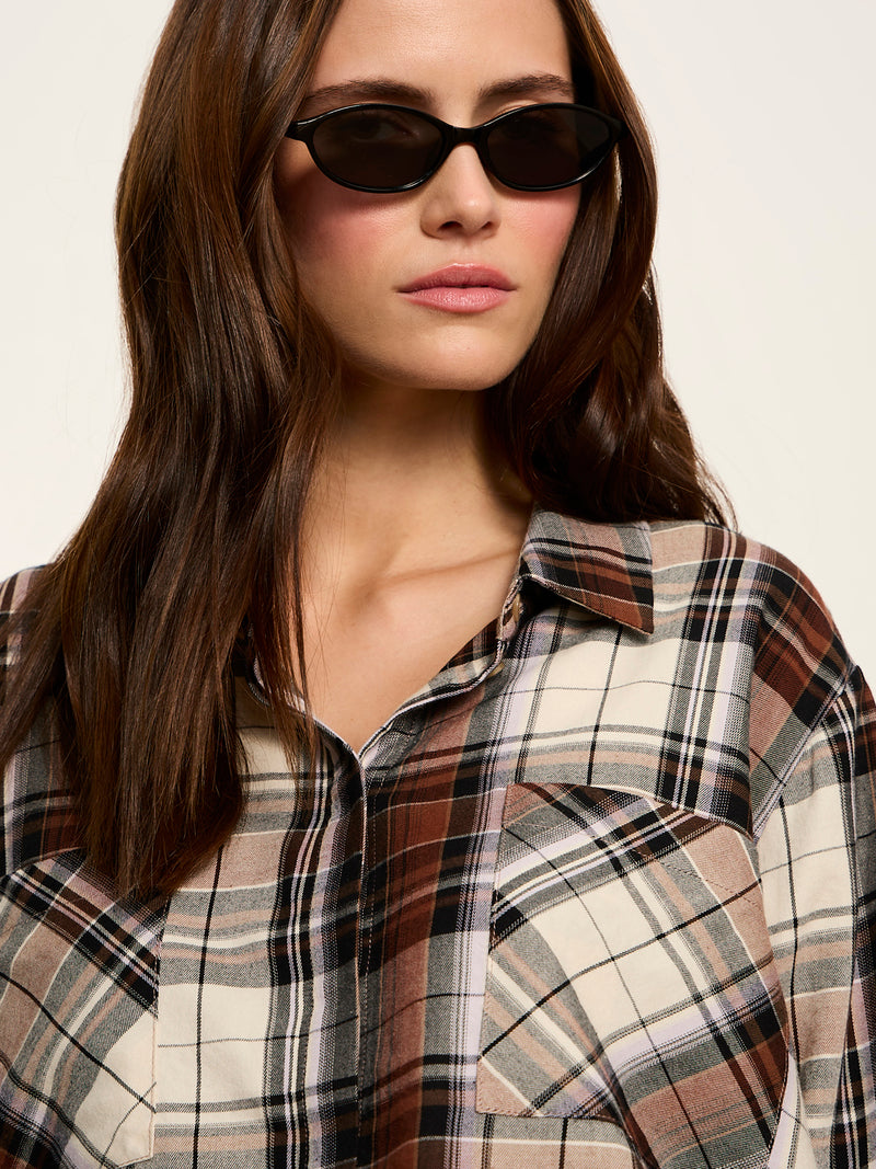 The City Plaid Shirt Haze Plaid alt 4