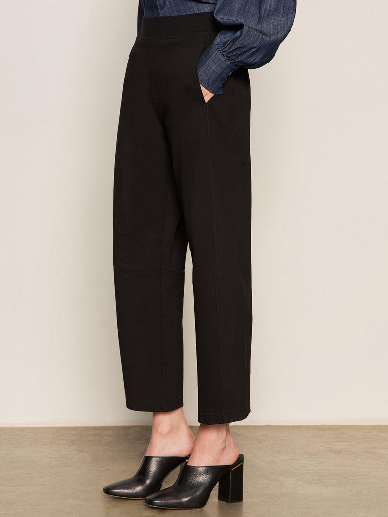 Ponte Barrel Trouser Black alt 1