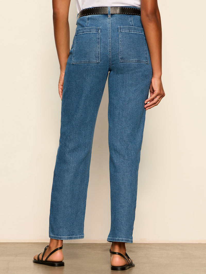 Nixie Slim Straight Ankle Jean Medium alt 2