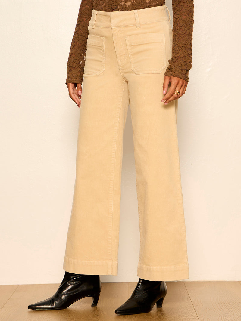Chelsea Wide Leg Pant Light Goldie alt 2