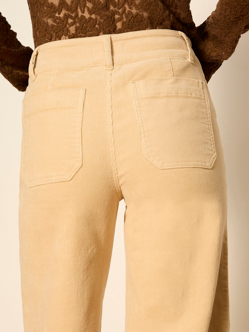 Chelsea Wide Leg Pant Light Goldie alt 5