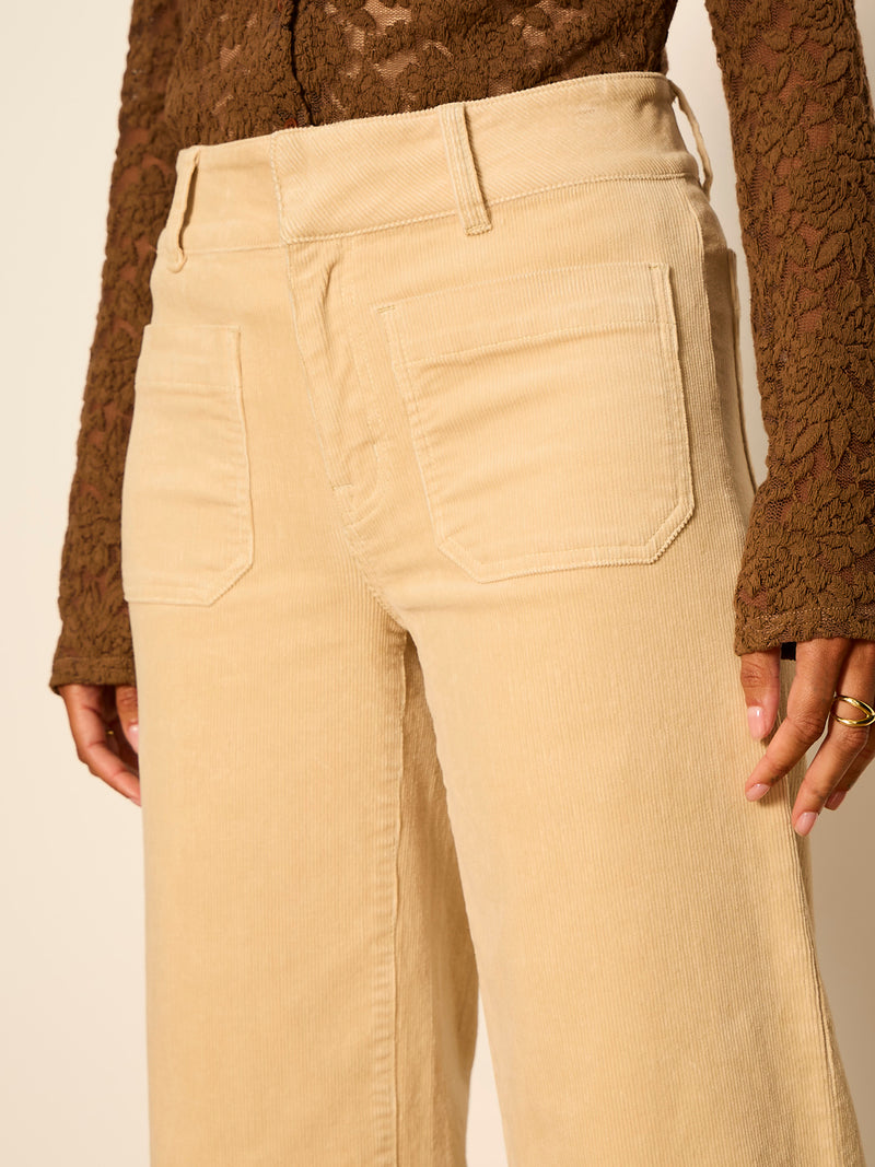 Chelsea Wide Leg Pant Light Goldie alt 4