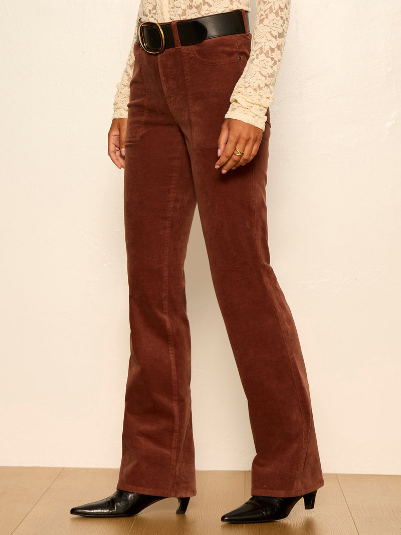 Play Date Corduroy Bootcut Pant Burnt Cocoa alt 2