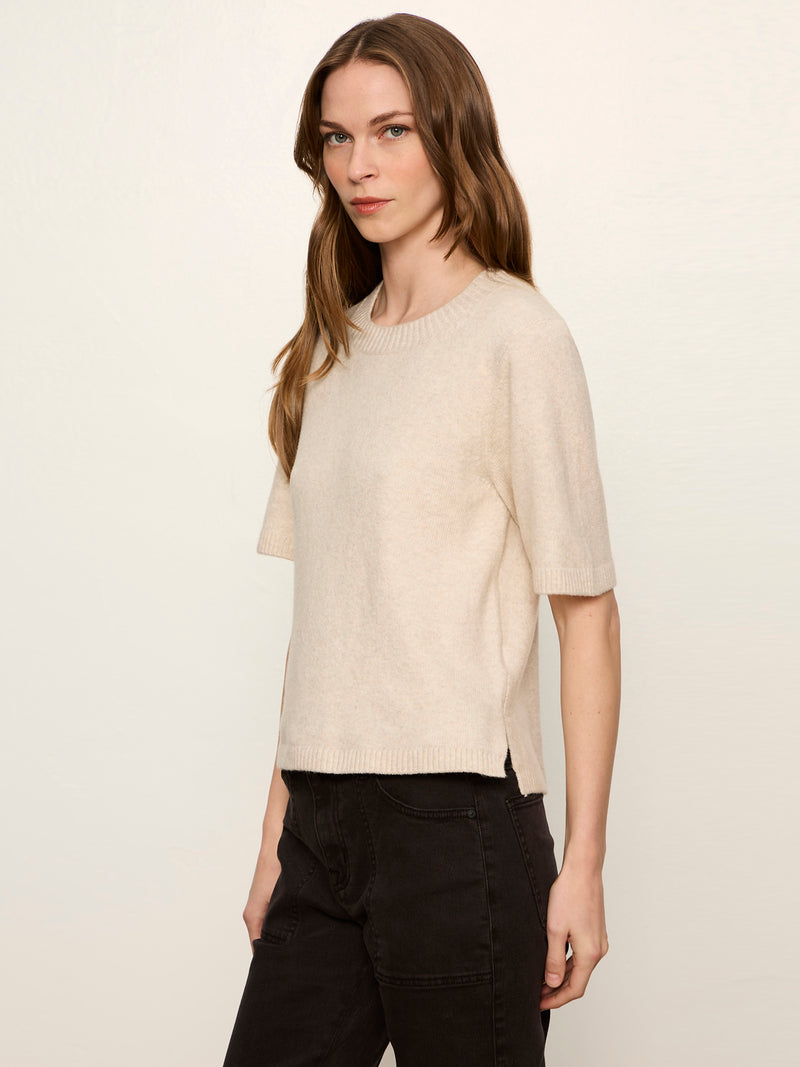 Perfect Sweater Tee Heather Dark Bone alt 2