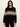 Argyle Crew Pullover Black Argyle