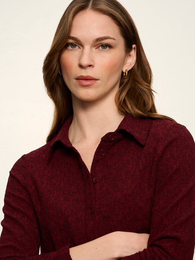 Dreamer Shirt Bordeaux alt 4