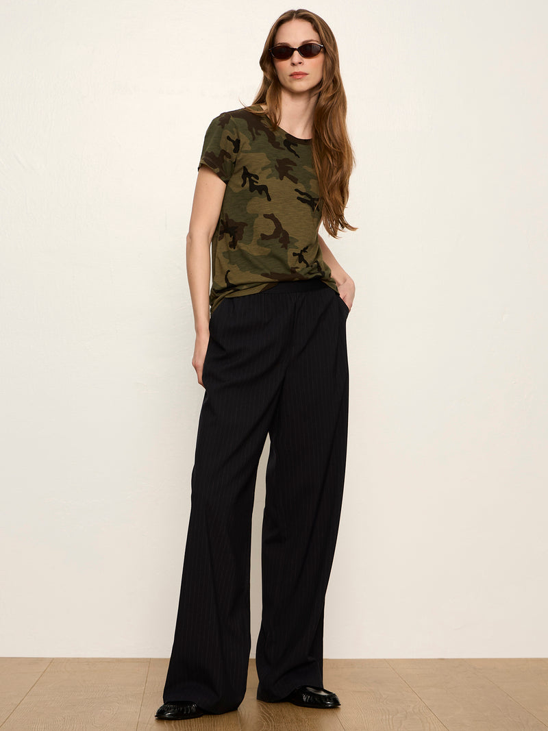 Uplift Pull-On Trouser Navy Pinstripe alt 5