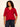 Dolce Notch Neck Tee Red Berry Extended Sizing