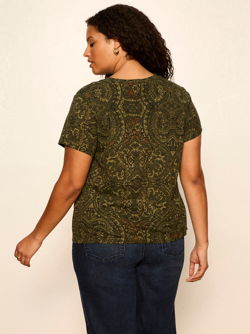The Perfect Tee Midnight Moss Extended Sizing alt 5