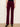 Play Date Velveteen Bootcut Pant Bordeaux Petite Sizing