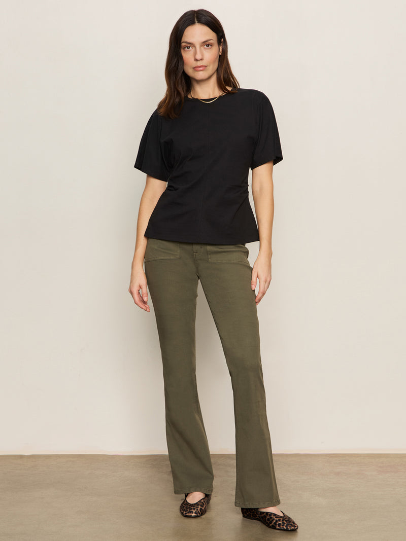 Sculpted Brook Bootcut Pant Kalamata alt 4