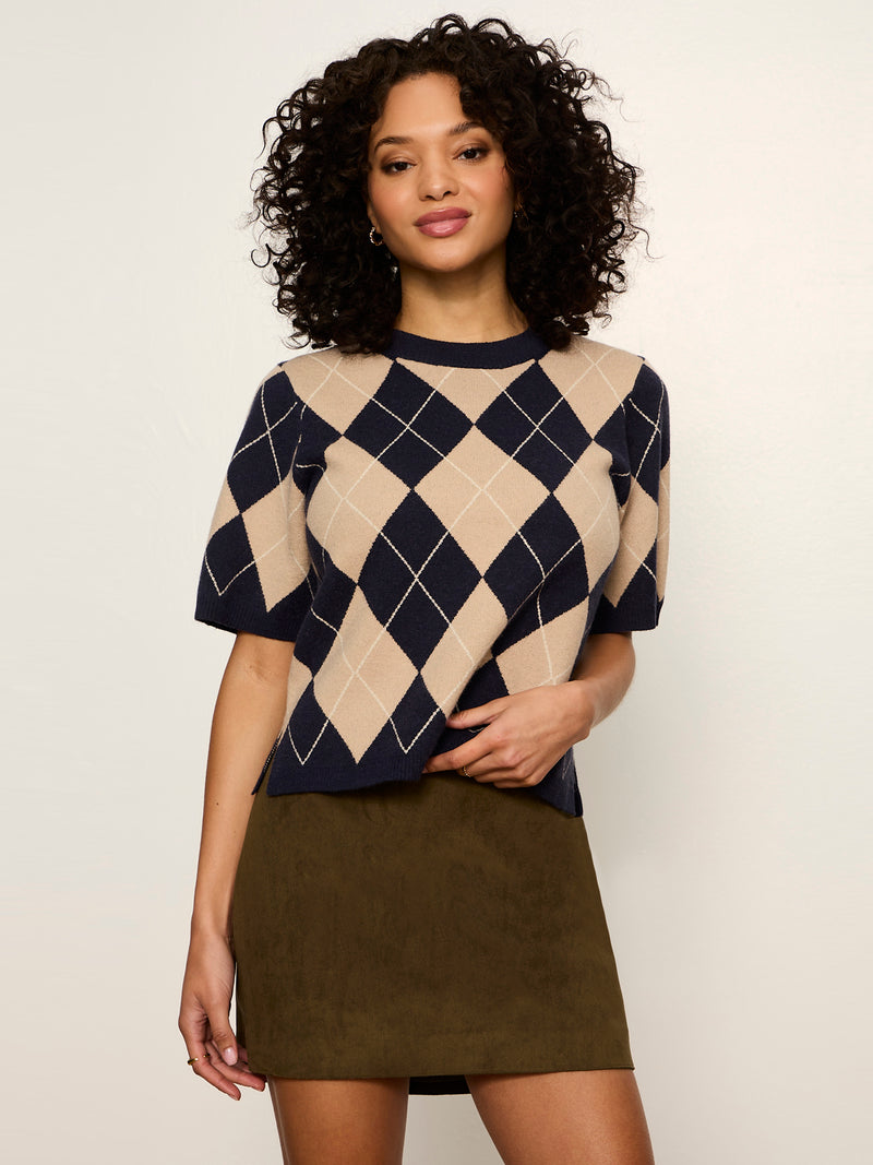Perfect Sweater Tee Loma Argyle