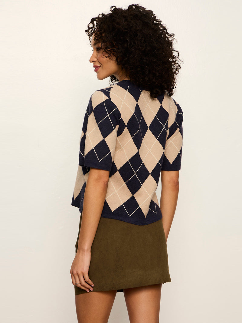 Perfect Sweater Tee Loma Argyle alt 2