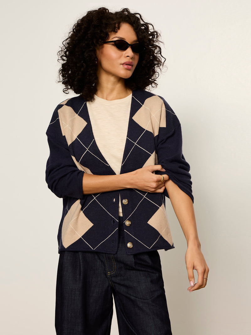 Arden Cardigan Loma Argyle alt 1