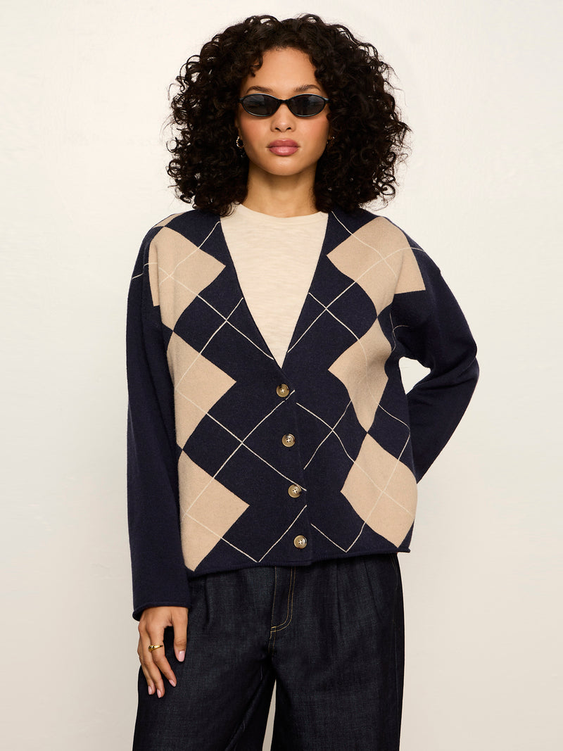 Arden Cardigan Loma Argyle alt 2