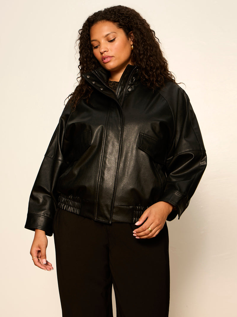 Alana Jacket Black Extended Sizing alt 1