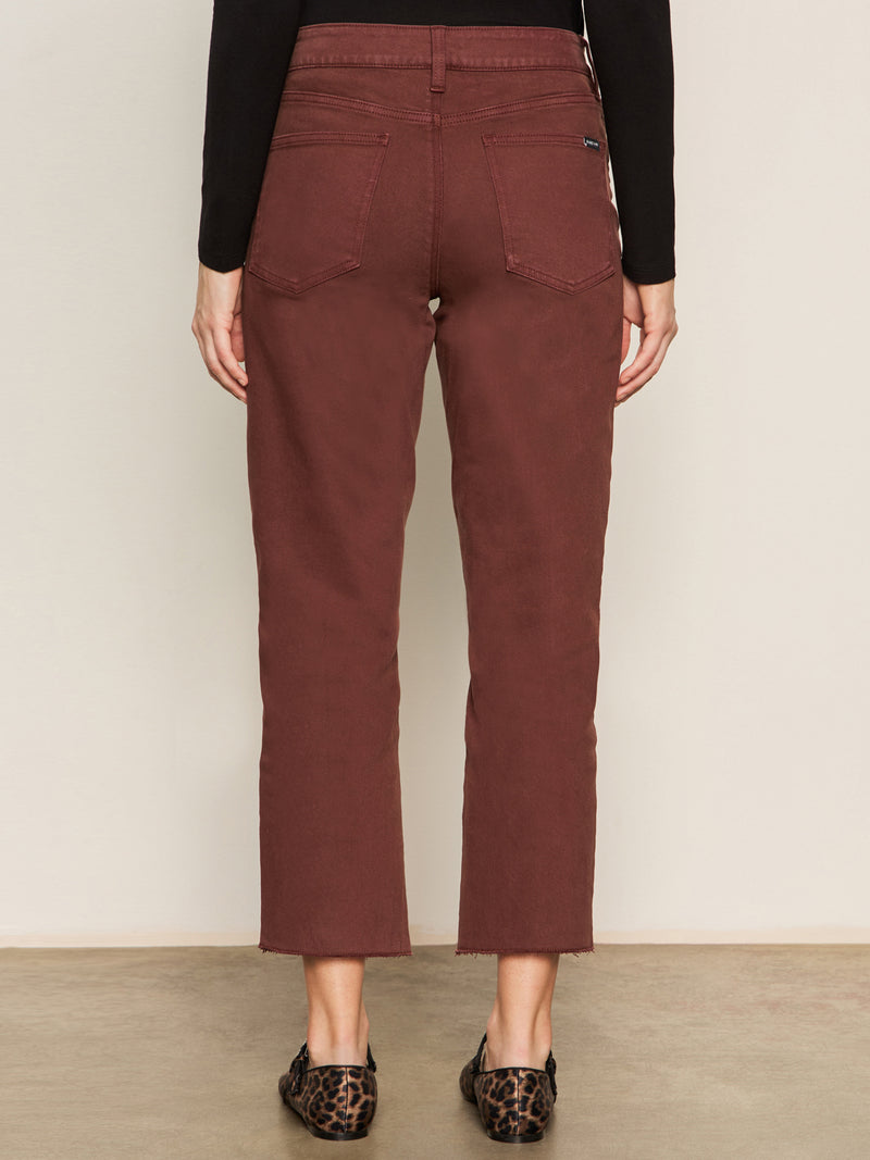 Cadence 90's Straight Crop Jean Chicory alt 2