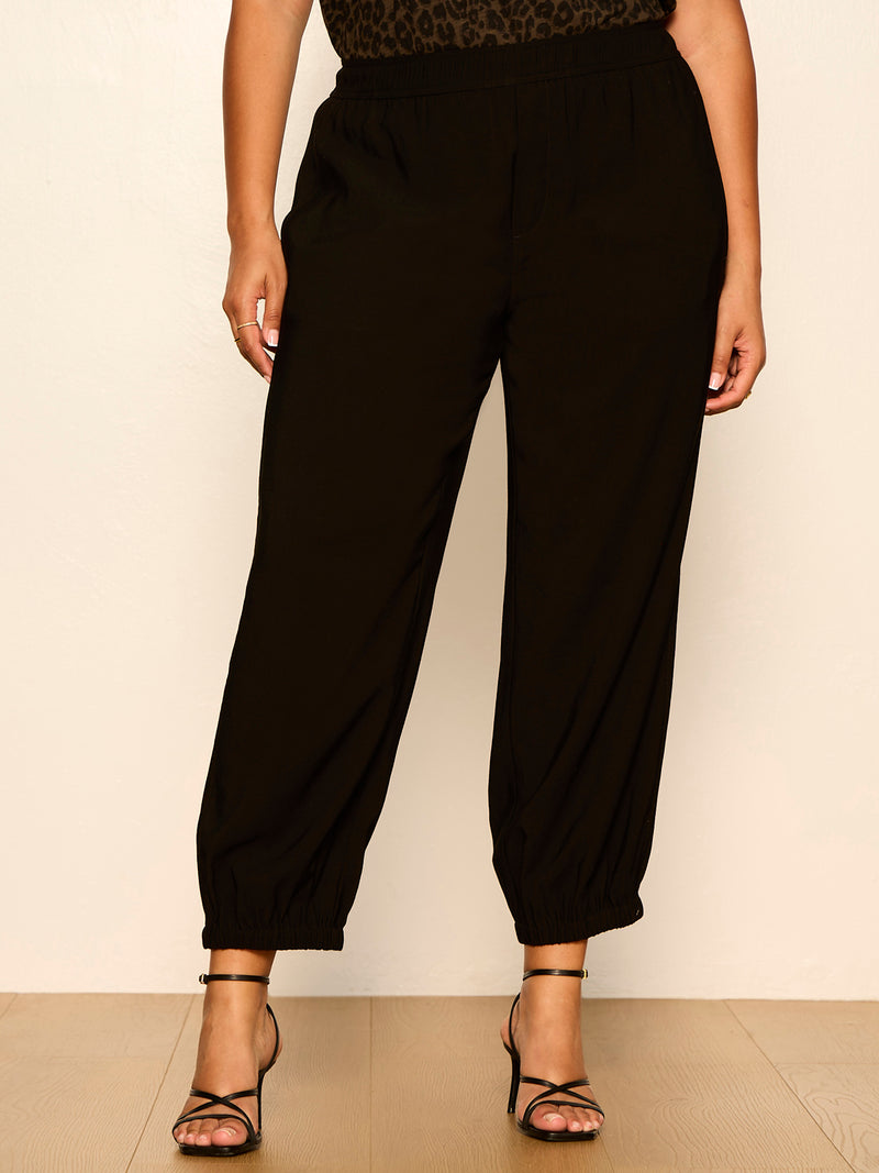 Micro Balloon Pant Black Extended Sizing