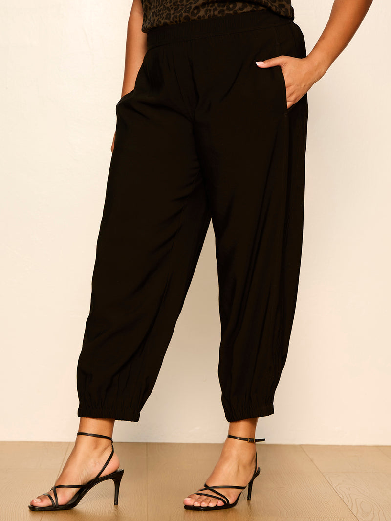 Micro Balloon Pant Black Extended Sizing alt 1