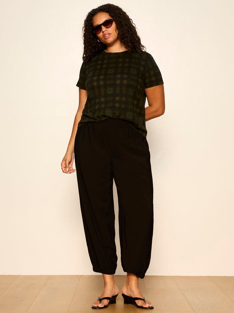 The Perfect Tee Forest Plaid Extended Sizing alt 5