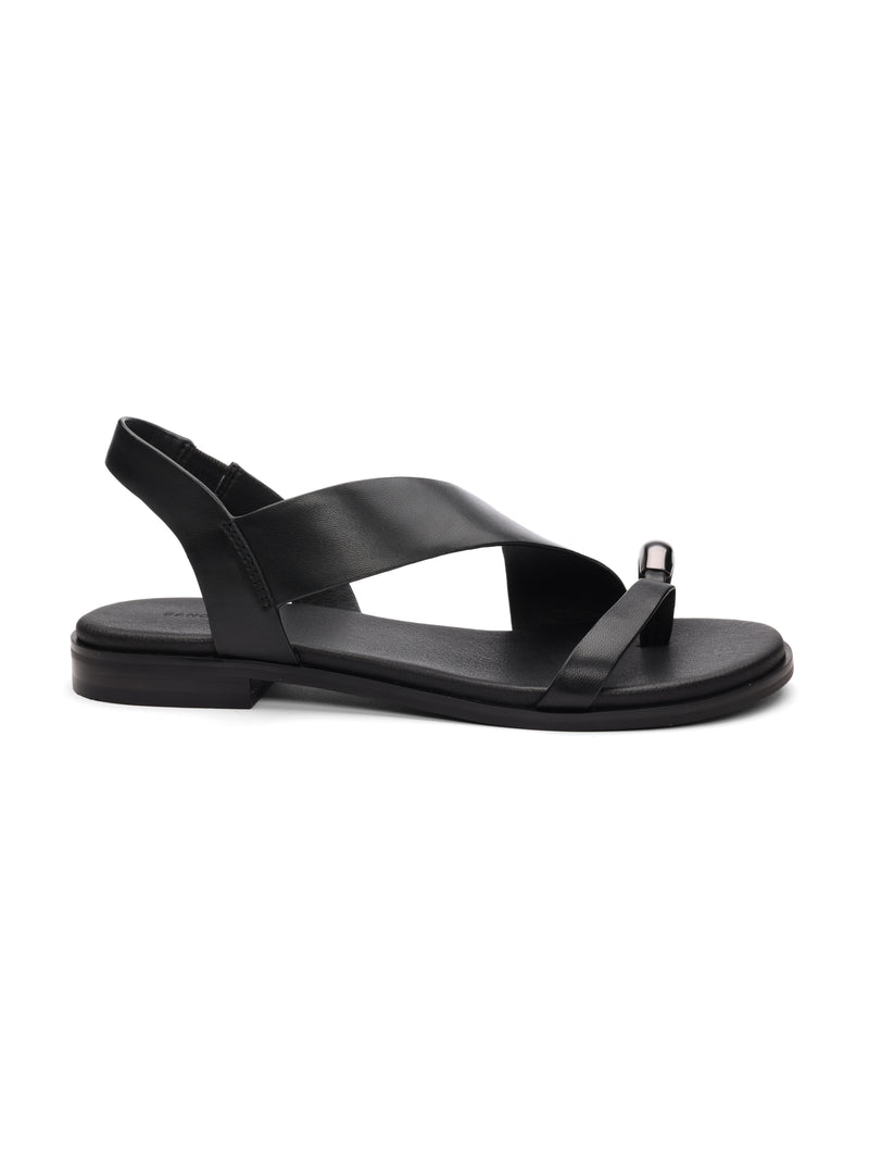 Suave Toe Ring Sandal Black alt 5