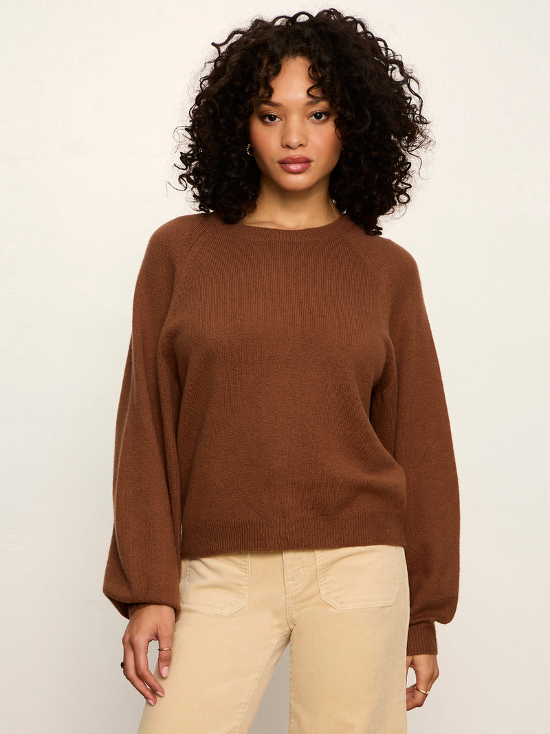 Soft Popover Sweater Cocoa Powder alt 1
