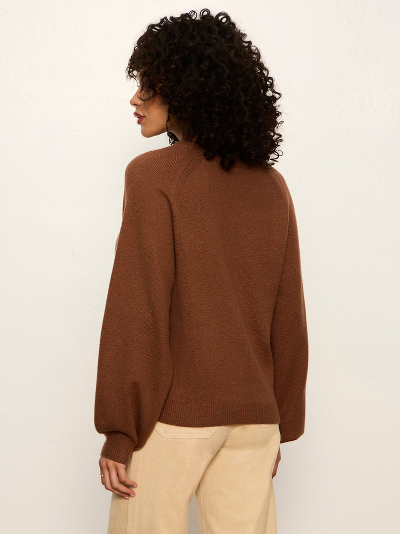 Soft Popover Sweater Cocoa Powder alt 2