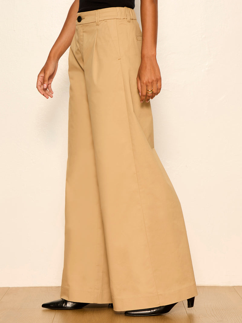 Reese Wide Leg Trouser Khaki alt 2