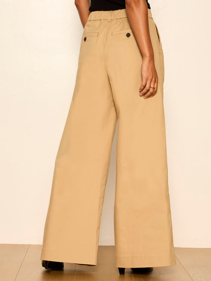 Reese Wide Leg Trouser Khaki alt 1