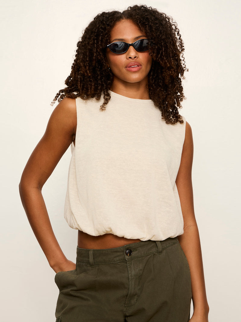 Quinn Bubble Shell Tank Bone alt 1