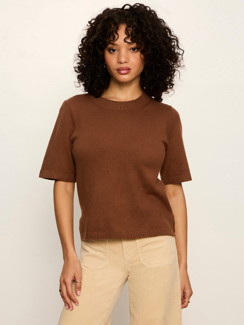 Perfect Sweater Tee Cocoa Powder alt 1